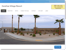 Tablet Screenshot of carefreevillageresort.com